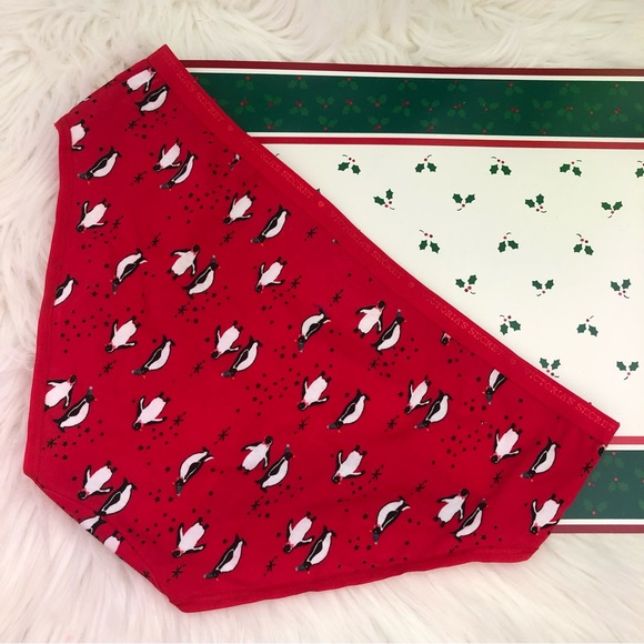 New Victoria’s Secret Cotton Panties Size Large - Christmas Holiday Winter - Picture 5 of 7